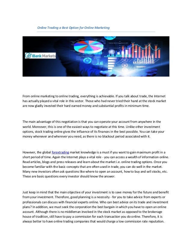 Best online brokerage options trading