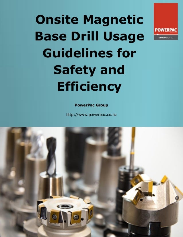 Onsite base drill usage guidelines for safety and efficiency