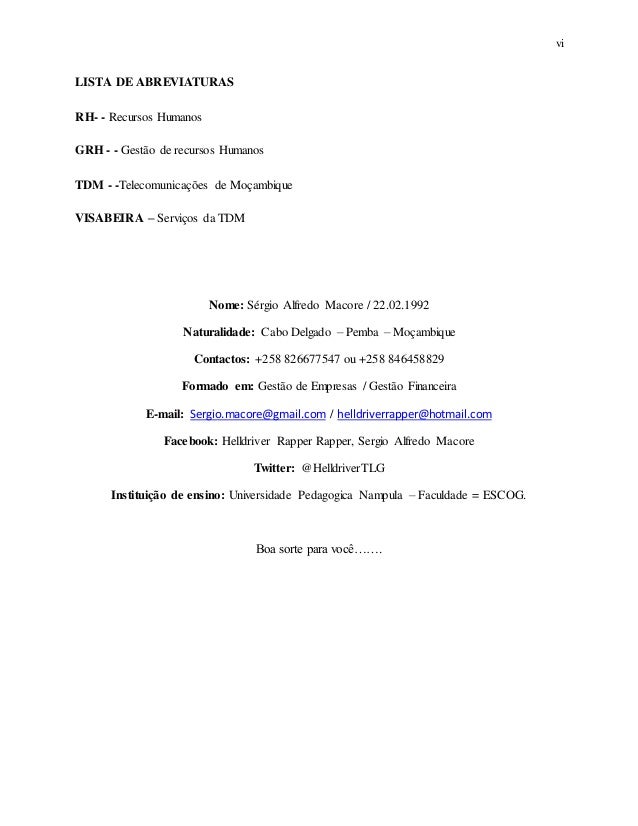 Monografia recursos humanos
