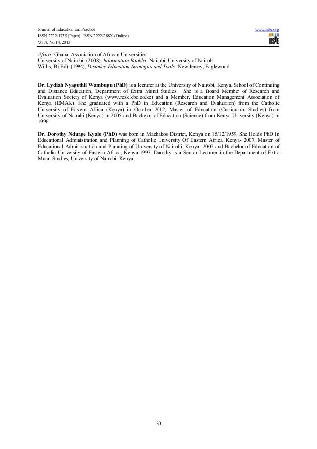 Educational Studies PhD Student Dissertation Topics 2015 - Lesley