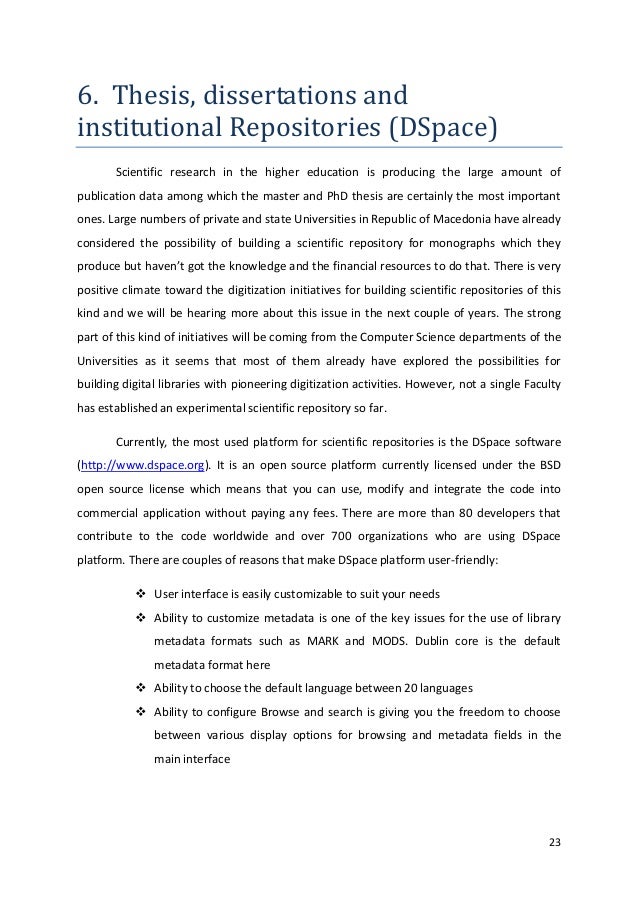 Canada Dissertation Database