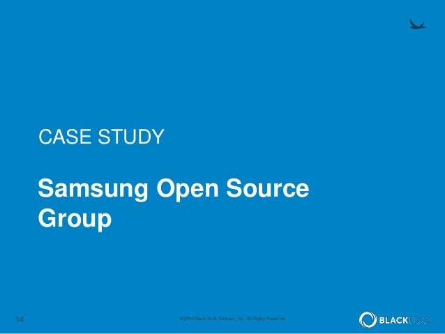 Two case studies of open source software