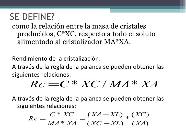 Cristalizacion