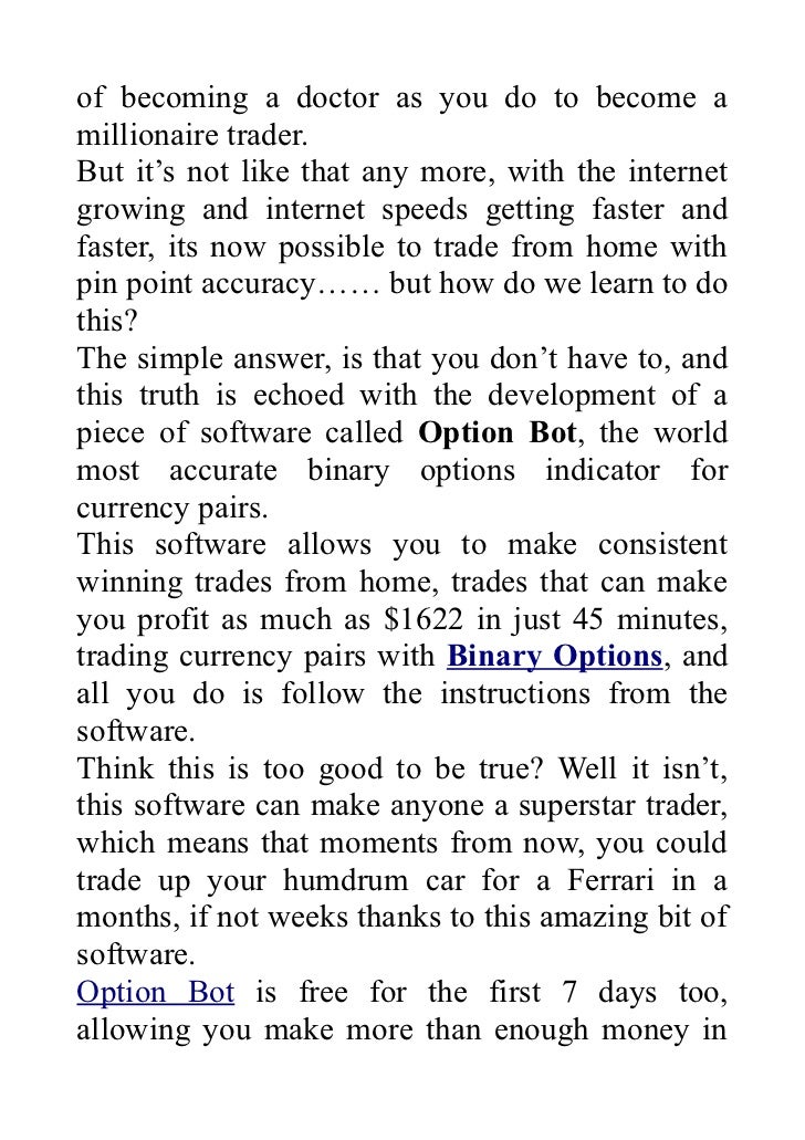 list of binary options on gold burst review