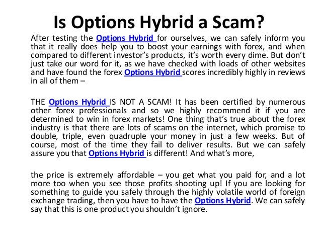 Hybrid options trading