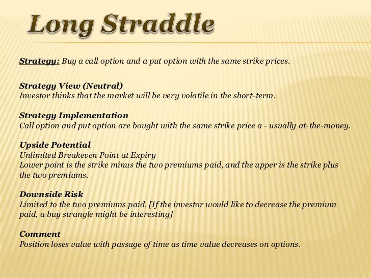 Options strategies questions
