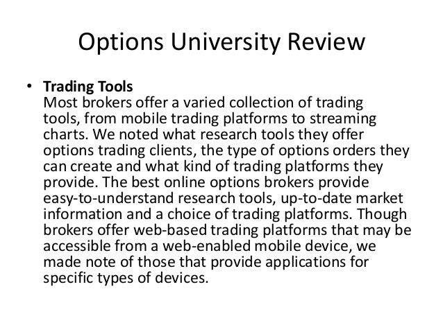 Best online trading platform for options