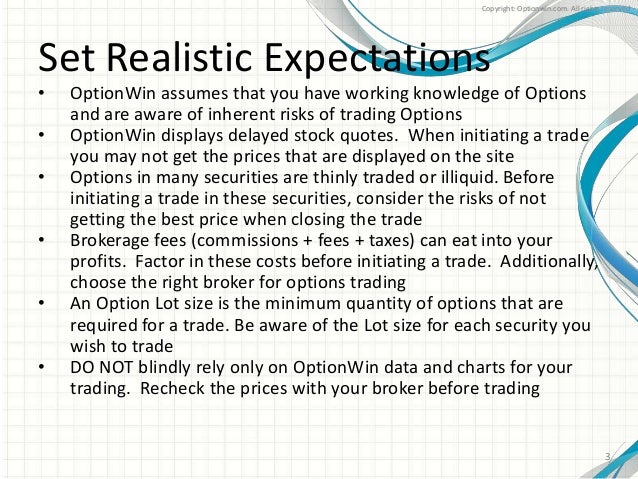 Momentum stock option trading