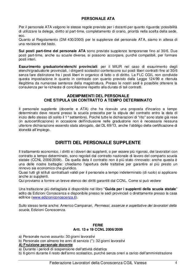 permesso matrimonio docente