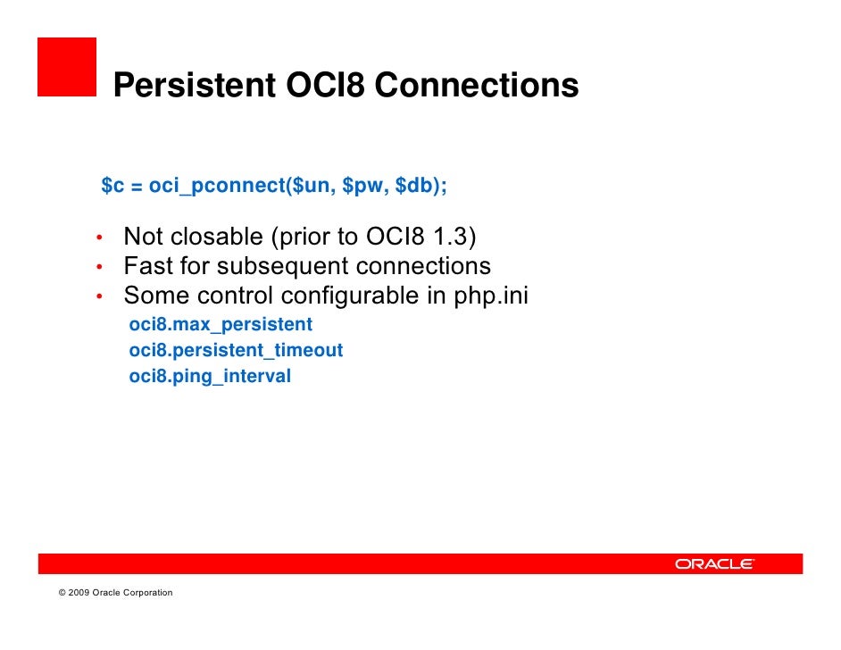 statement oci8