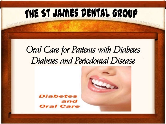 Oral Care for Patients with Diabetes