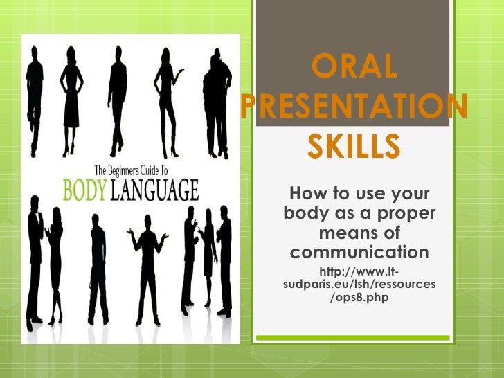 Oral presentation skills notes image