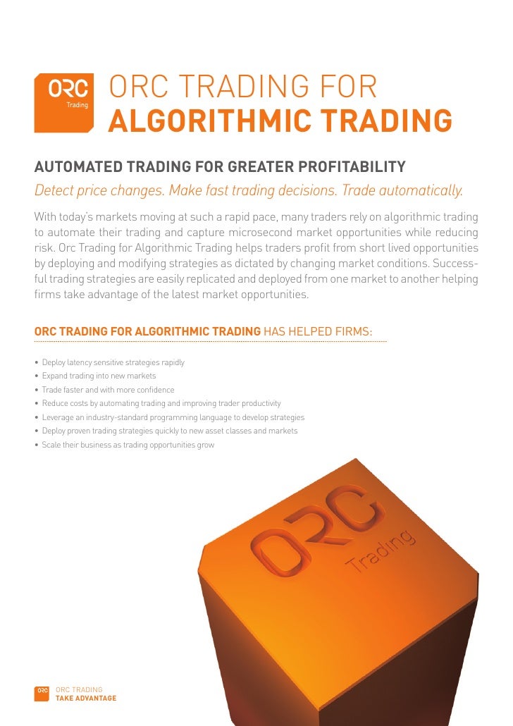 Algorithmic trading systemic risk