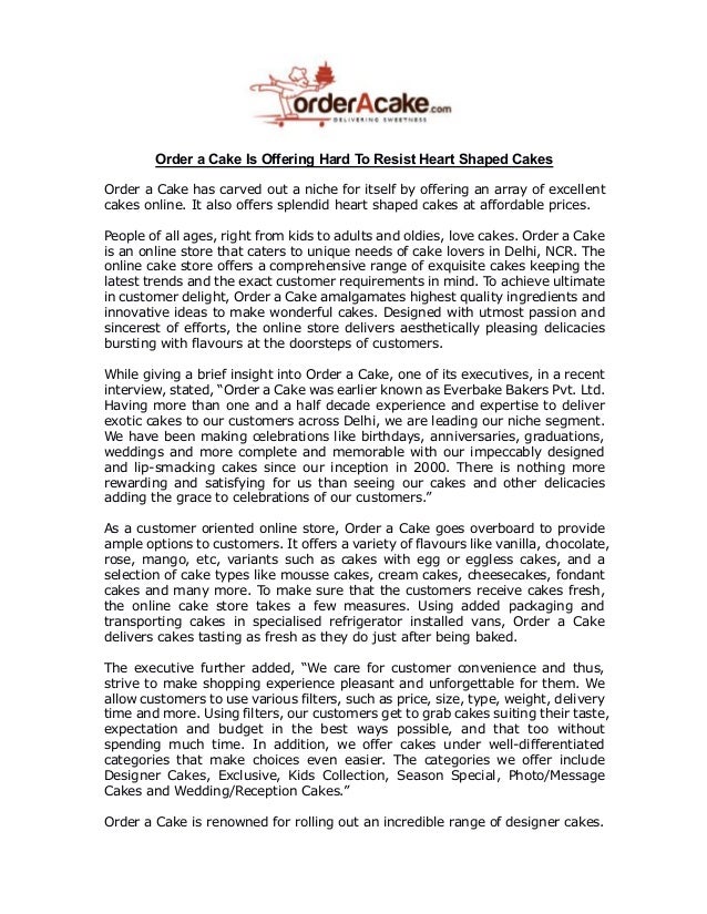 Cold Stone Cake Order Form Cold Stone Cake Order Form
