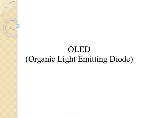 Organic light emitting diode