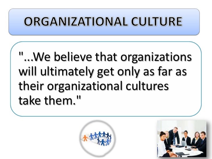 essay on organizational culture