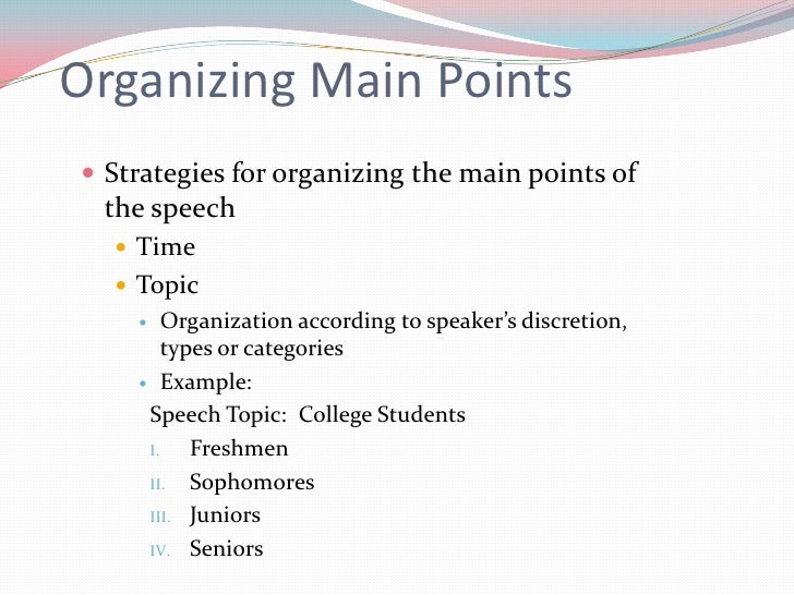 impromptu speech topics college