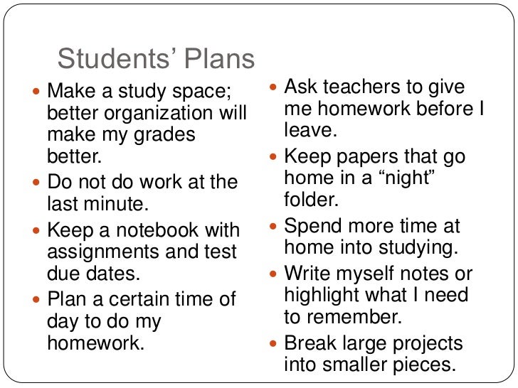 organizational skills examples
