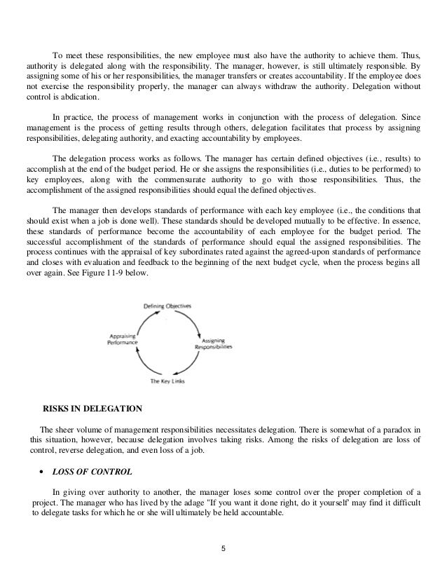 delegation of authority research form