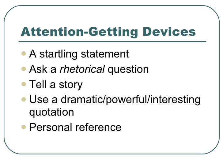 Organizing Your Speech