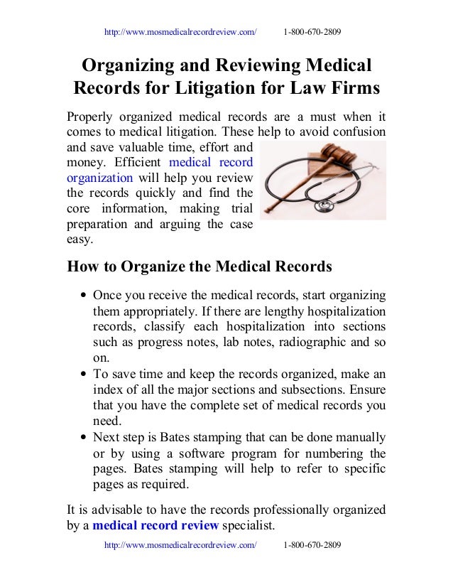 Medical Records Summary Software