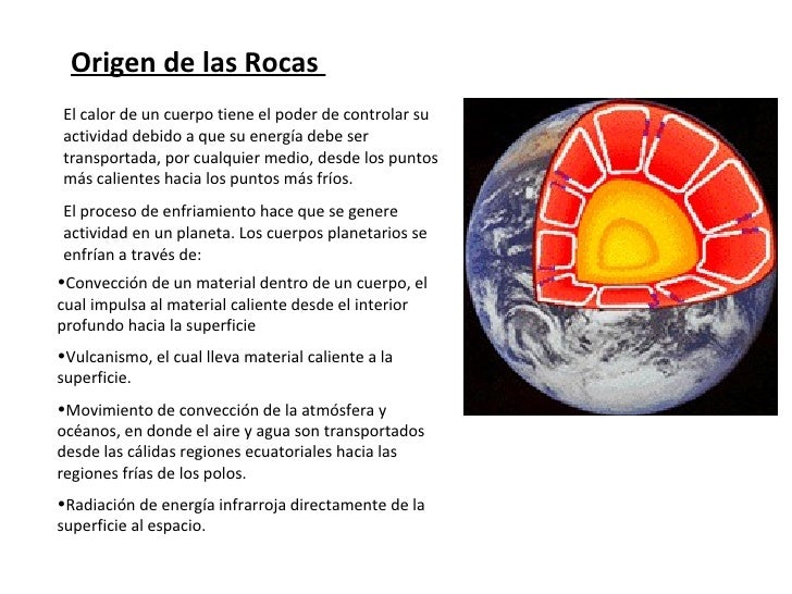 Origen de las rocas