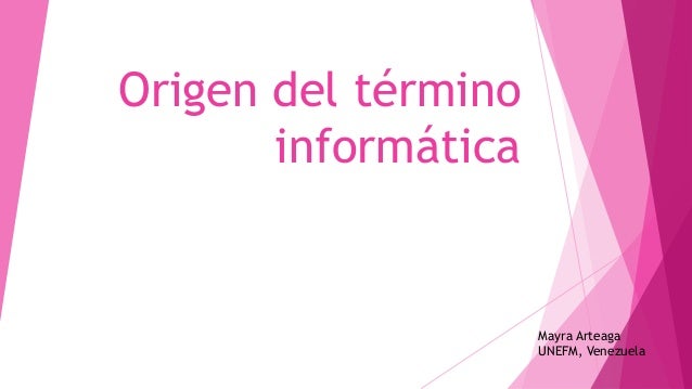 GLOSARIO DE TERMINO DE INFORMATICA glosario de termino de informatica: