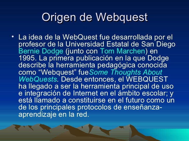 DISENAR WEB QUEST disenar web quest: