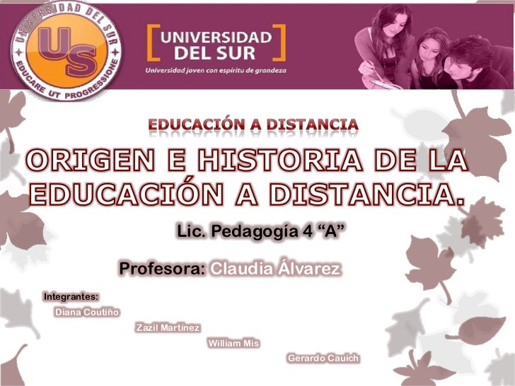 Curso de historia a distancia