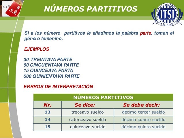 Ortografía de números