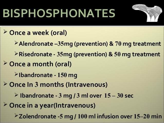 Fosamax Infusion Osteoporosis