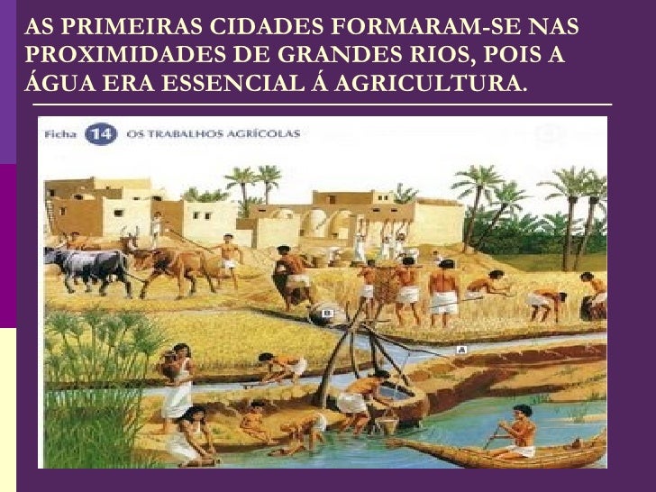 O surgimento das cidades