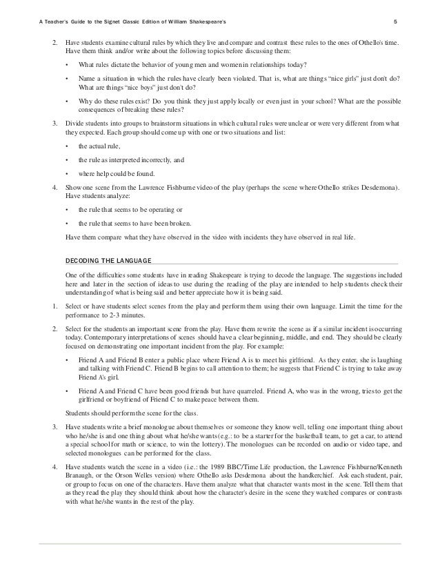 Foreshadowing in othello act 4 scene 3 image