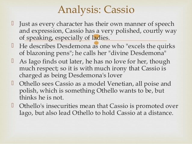 Character analysis of iago essay