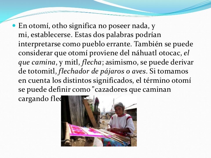 Otomíes del estado