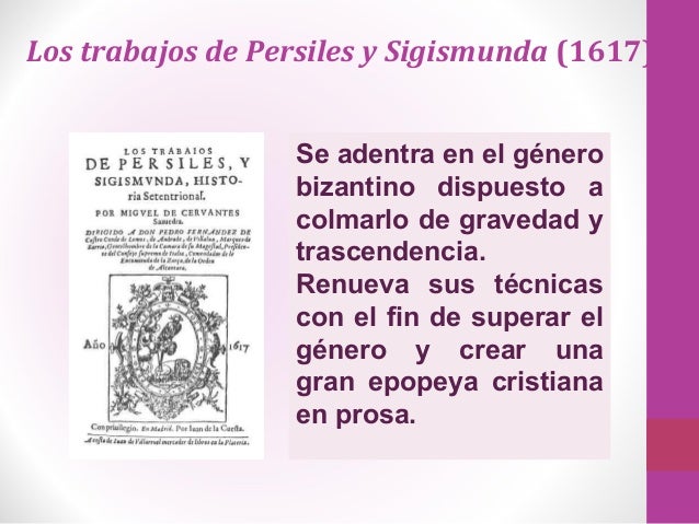 Otras obras en prosa de cervantes