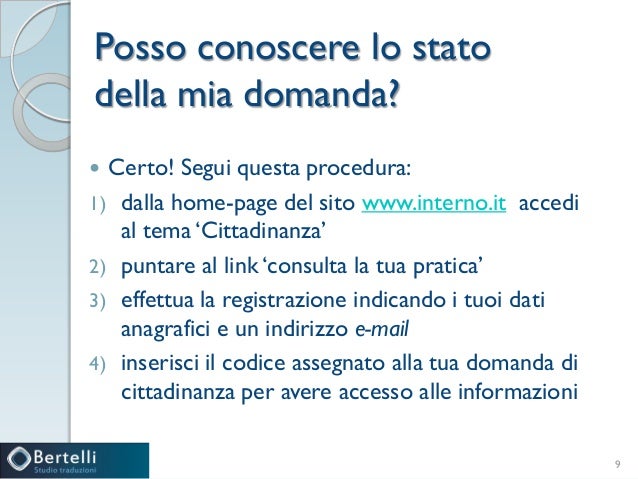 procedura per il matrimonio