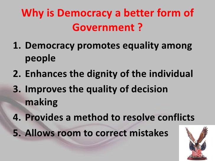 Democracy And Government Repression Essay Democracy Is