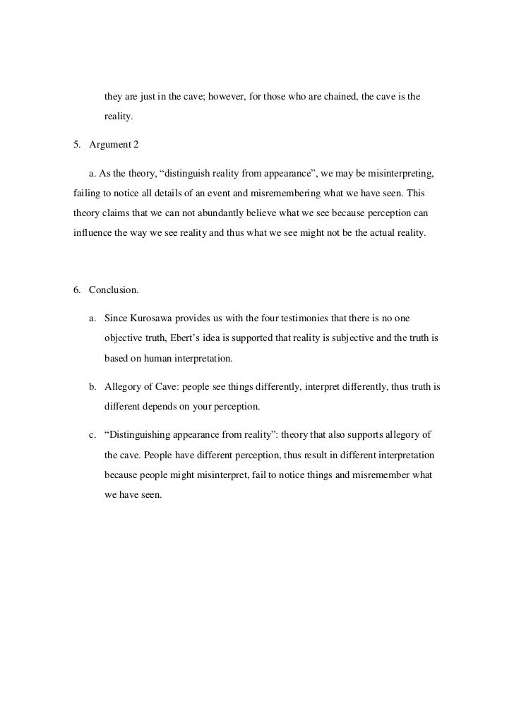 Allegory essay