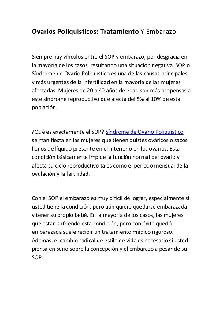 tratamiento medico para quedar embarazada