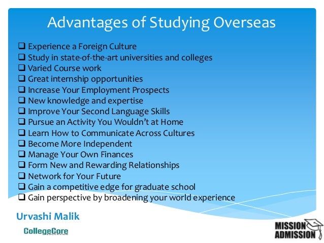 Study Abroad Essay | Study Abroad Application and