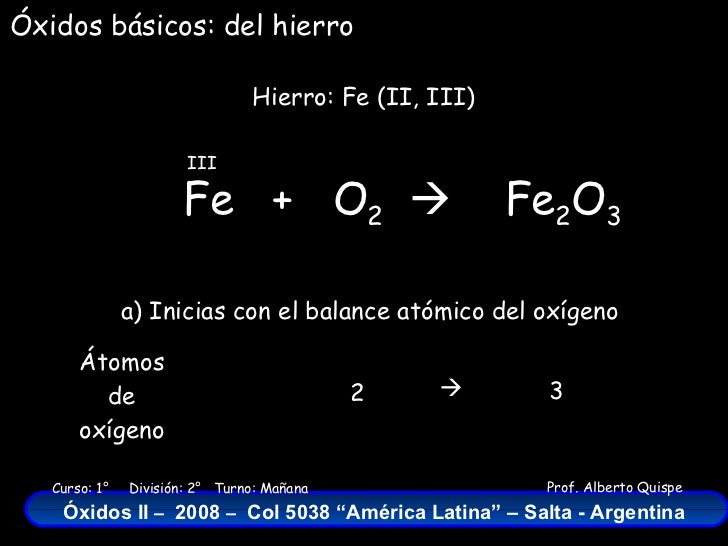 Oxidos De Hierro