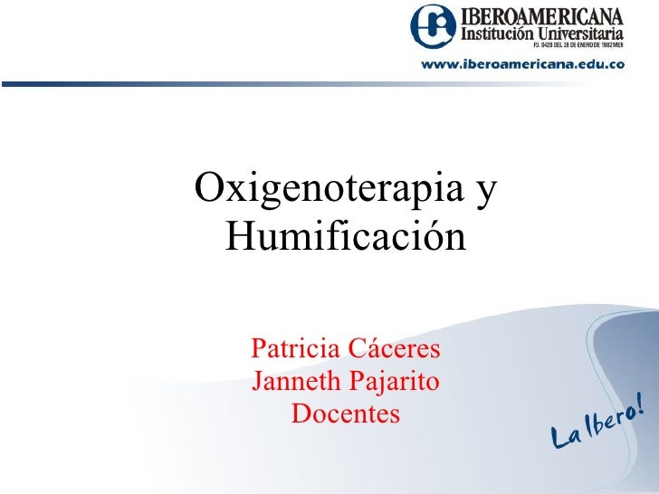 Humidificadores oxigenoterapia