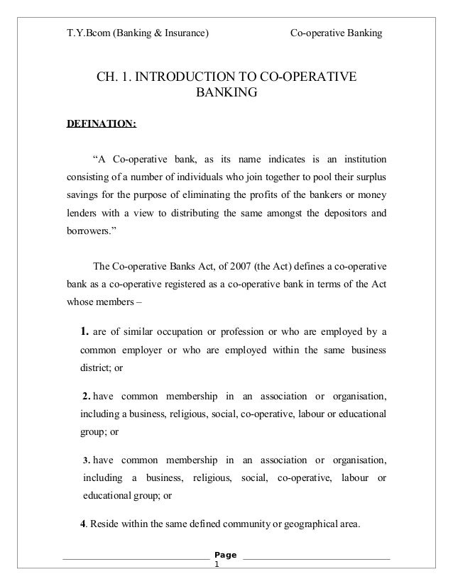 The co-operative bank case study activity based costing