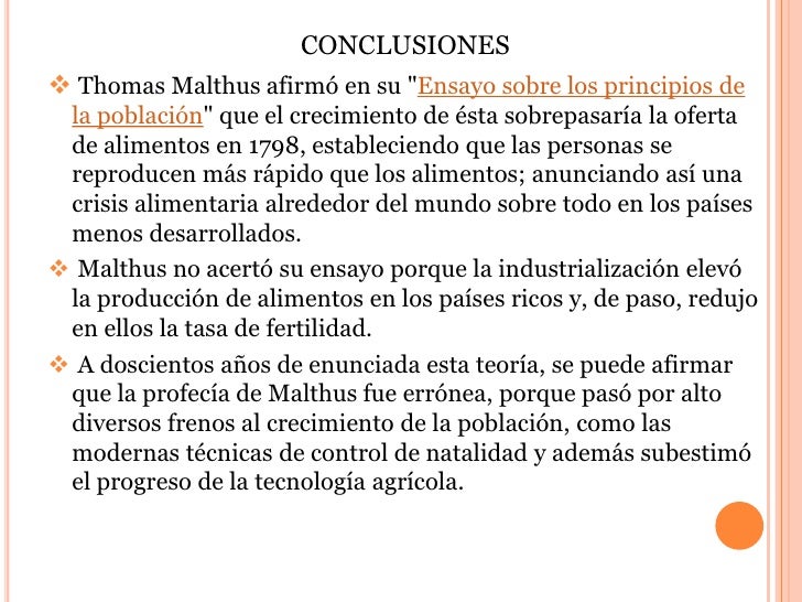 Explique A Crítica De Marx A Teoria De Malthus