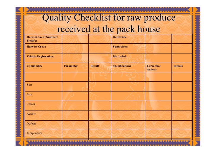 Packaging agricultural produce 2012