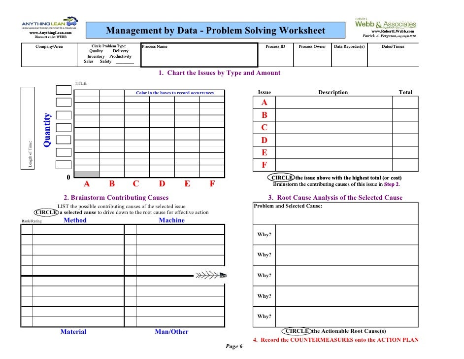 Problem Solving Sheets