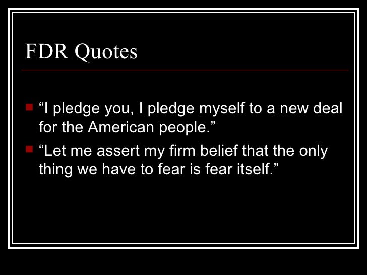 Quotes About New Deal Fdr. QuotesGram