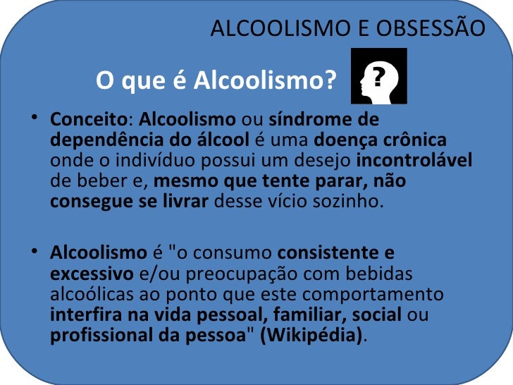 Interessante sobre alcoolismo