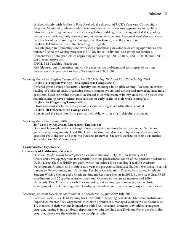 Resume abbreviations cv